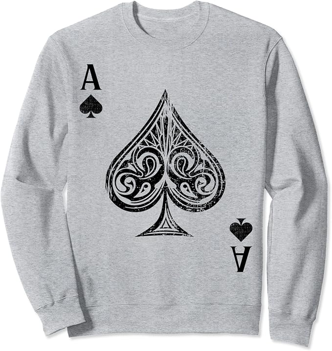 Ace Of Spades Sweatshirt Amazon.co.uk Fashion